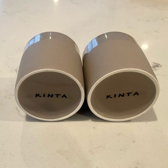 KINTA Set Glazed Ceramic Drinkware Sake Cups Grey - Picture 3 of 6